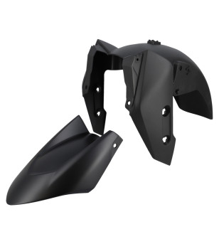 GARDE BOUE AV MAXI SCOOTER TUN'R ADAPT. YAMAHA TMAX 560 2022-2024 TECH BLACK (2 PCS)