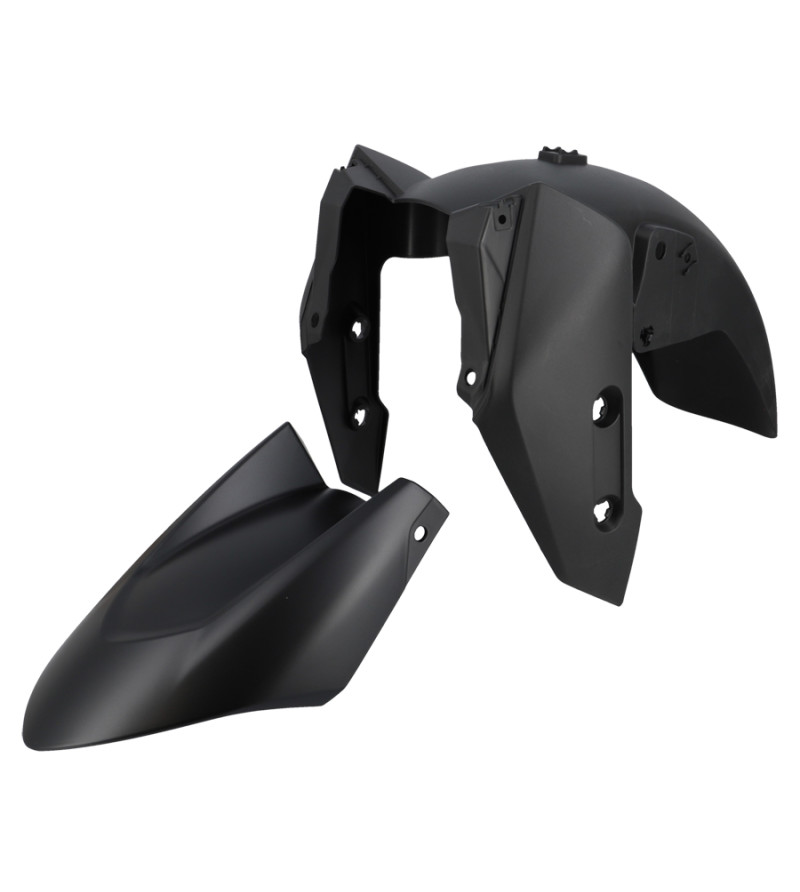 GARDE BOUE AV MAXI SCOOTER TUN'R ADAPT. YAMAHA TMAX 560 2022-2024 TECH BLACK (2 PCS)