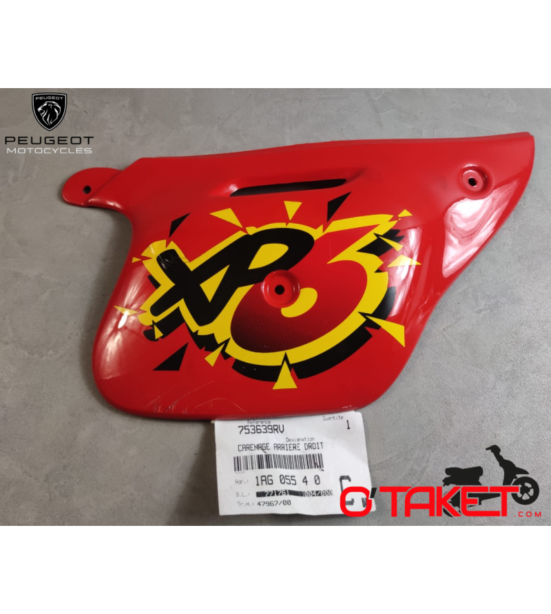 Carénage arrière droit XP6 origine PEUGEOT Accueil sur le site du spécialiste des deux roues O-TAKET.COM