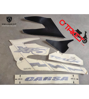 Jeu de décors/Autocollant côté gauche XP6 origine PEUGEOT