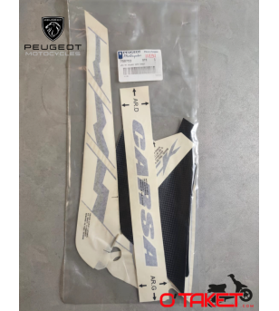 Jeu de décors/Autocollant côté droit XP6 origine PEUGEOT Accueil sur le site du spécialiste des deux roues O-TAKET.COM