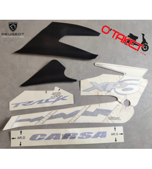 Jeu de décors/Autocollant côté droit XP6 origine PEUGEOT