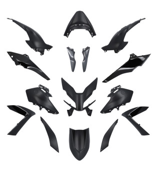 CARROSSERIE / CARENAGE MAXI SCOOTER TUN'R KIT YAMAHA TMAX 560 2022 TECH BLACK (15PCS)