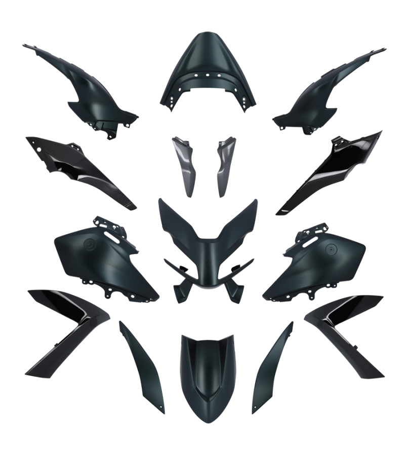 CARROSSERIE/CARENAGE MAXI SCOOTER TUN'R KIT YAMAHA TMAX 560 2022 DARK PETROL (15 PCS)