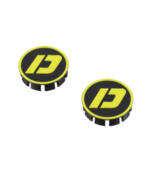 BOUCHON CADRE MECABOITE DOPPLER ADAPT. DERBI SENDA/APRILIA/GILERA NOIR/JAUNE