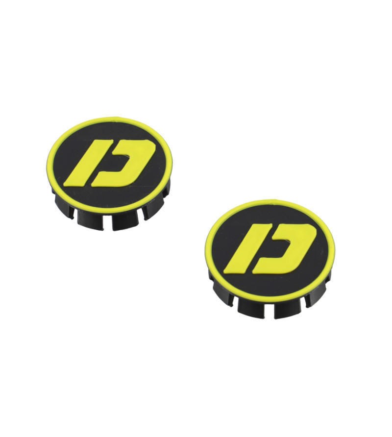 BOUCHON CADRE MECABOITE DOPPLER ADAPT. DERBI SENDA/APRILIA/GILERA NOIR/JAUNE