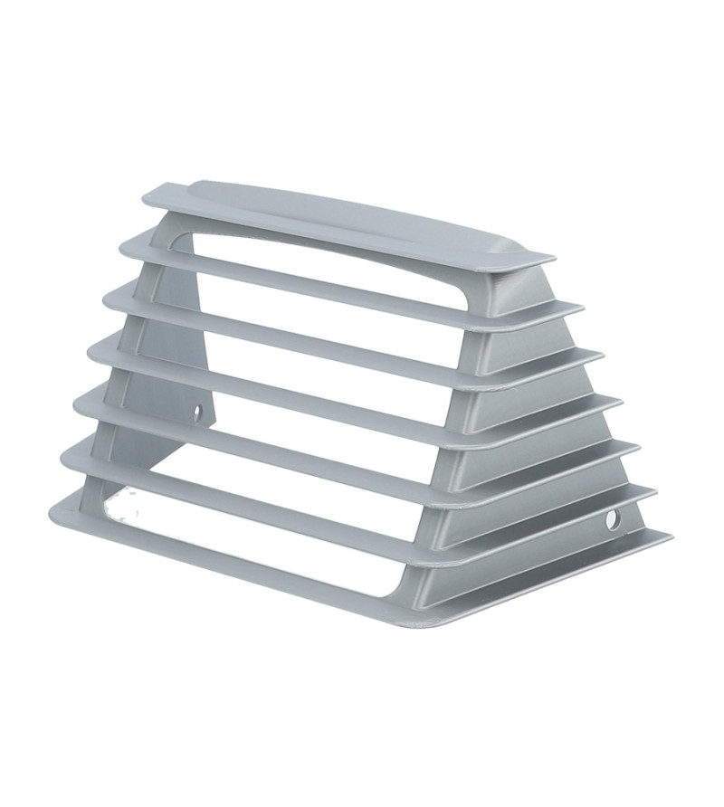 GRILLE CASQUETTE DE PHARE CYCLO ADAPT. PEUGEOT 103  RCX/SPX/SP2/FXR GRIS METAL