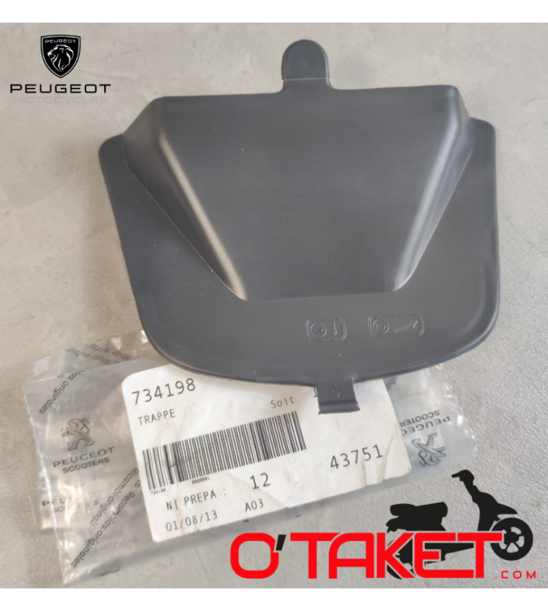 Trappe bougie/Trappe de coffre Trekker/TKR/Speedfight/Vivacity origne PEUGEOT Accueil sur le site du spécialiste des deux rou...
