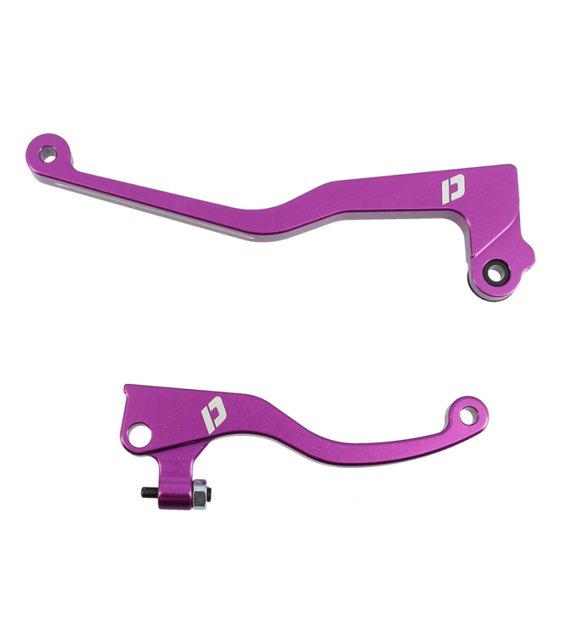 LEVIER MECABOITE DOPPLER ADAPT. DERBI SENDA DRD PRO 2011- - CNC VIOLET (PR)