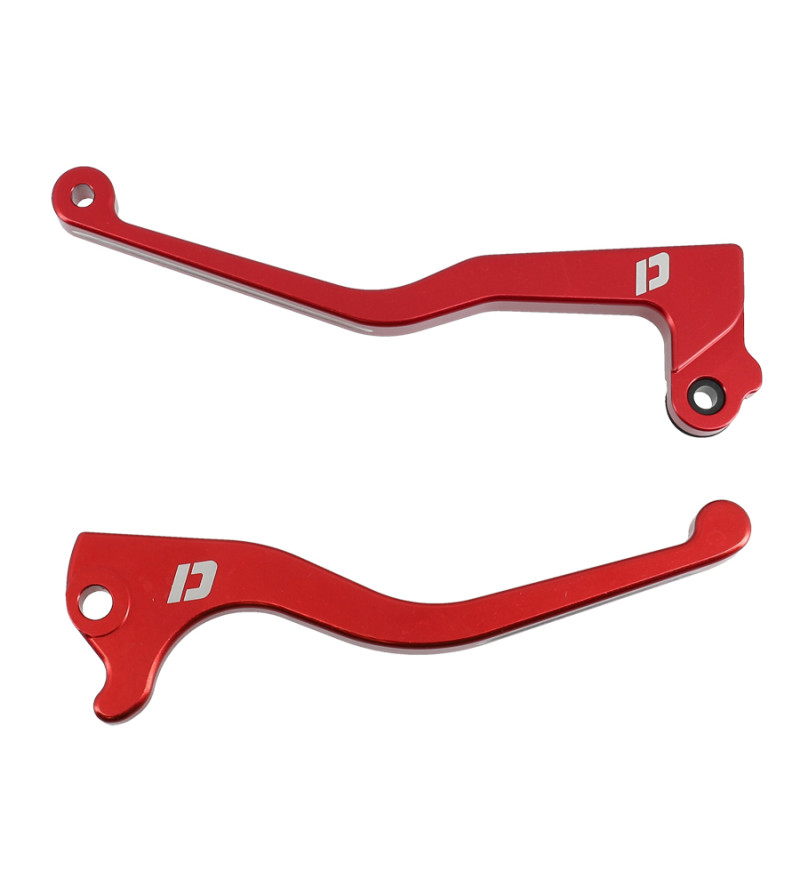 LEVIER MECABOITE DOPPLER ADAPT. DERBI SENDA/SMT 11-/GPR NUDE 06-/EVO 08  CNC ROUGE (PR)