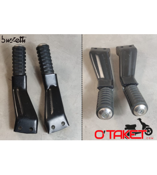 Repose-pieds arrière droit et gauche "BUZZETTI" Booster/Bw's adaptable MBK/YAMAHA