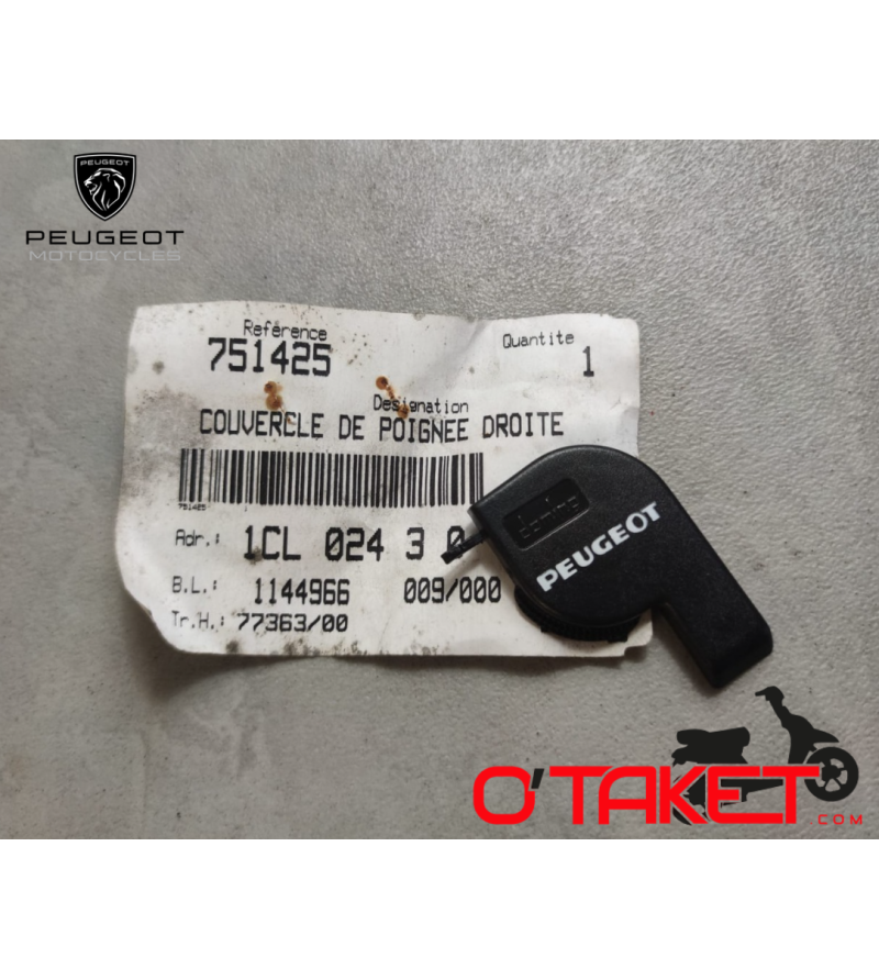 Couvercle de poignée de gaz 103 origine PEUGEOT Accueil sur le site du spécialiste des deux roues O-TAKET.COM
