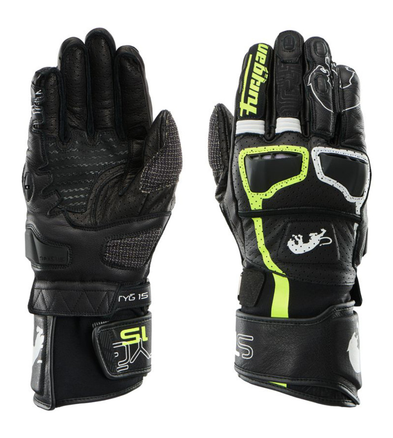 GANT FURYGAN RACING STYG15 VENTED NOIR/BLANC/JAUNE FLUO TAILLE M (PR)