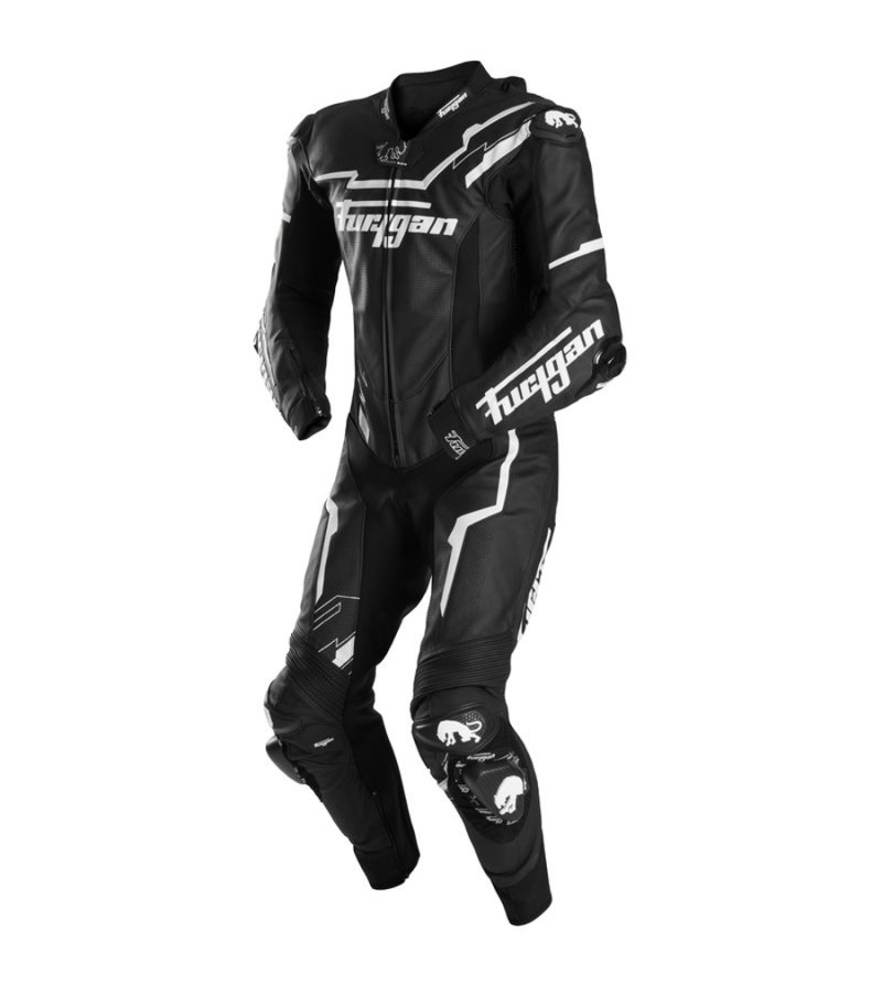 COMBINAISON RACING FURYGAN ECLIPSEX KEVLAR NOIR BLANC TAILLE 50/40