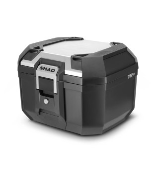 TOP CASE TR41 TERRA ALUMINIUM SHAD 41L NOIR COUVERCLE ALU