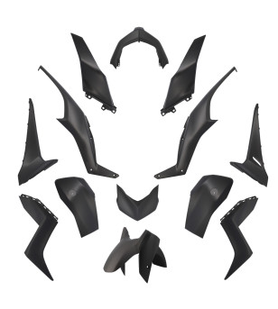 CARROSSERIE/CARENAGE MAXI SCOOTER TUN'R KIT YAMAHA XMAX 125/300 2023 NOIR MAT (13P)