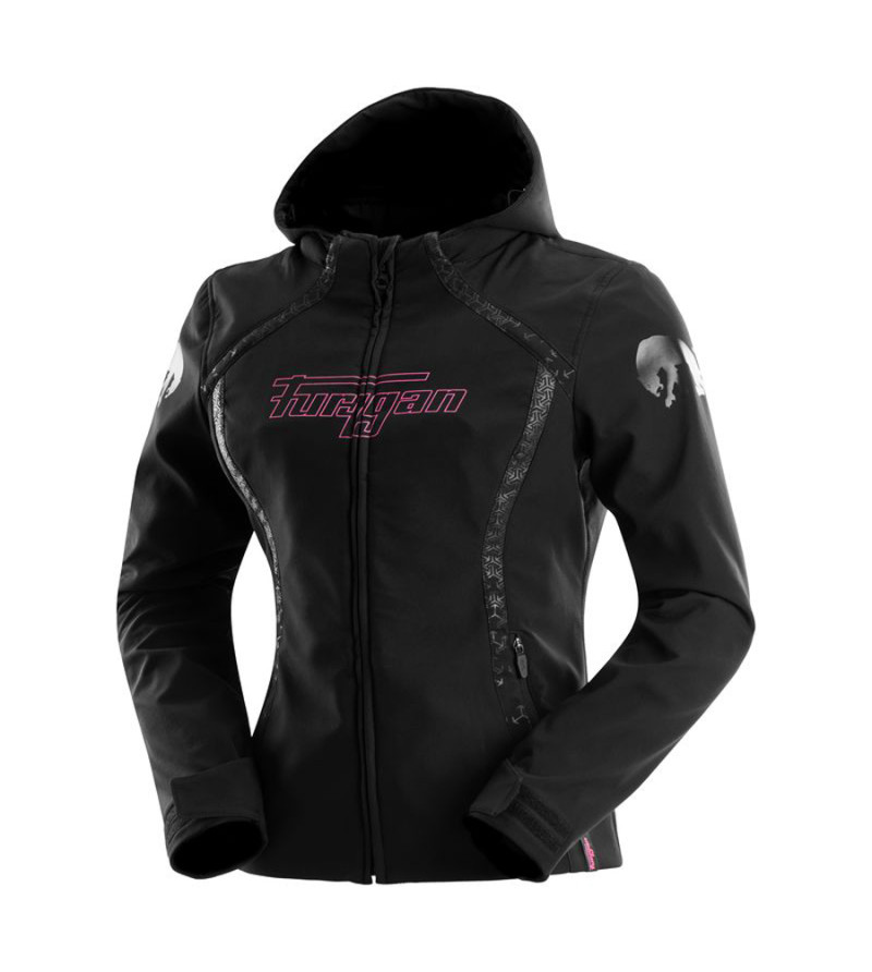BLOUSON TEXTILE FURYGAN ÉTÉ FEMME SKYE LADY NOIR / ROSE TAILLE S