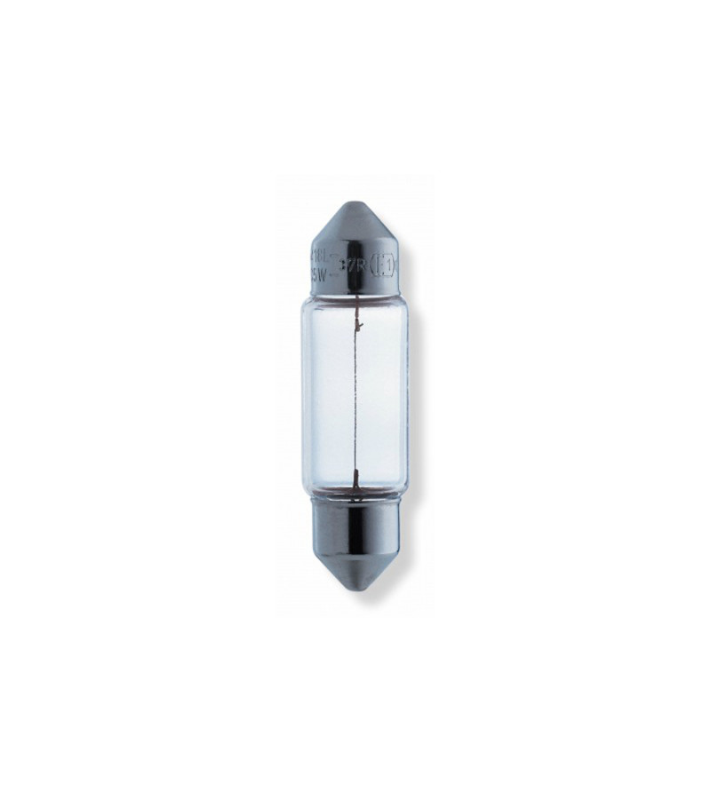 LAMPE/AMPOULE 12V 5W (C5W) BLANC OSRAM NAVETTE (FEU AR + STOP) (SV8,5-8) (X1)