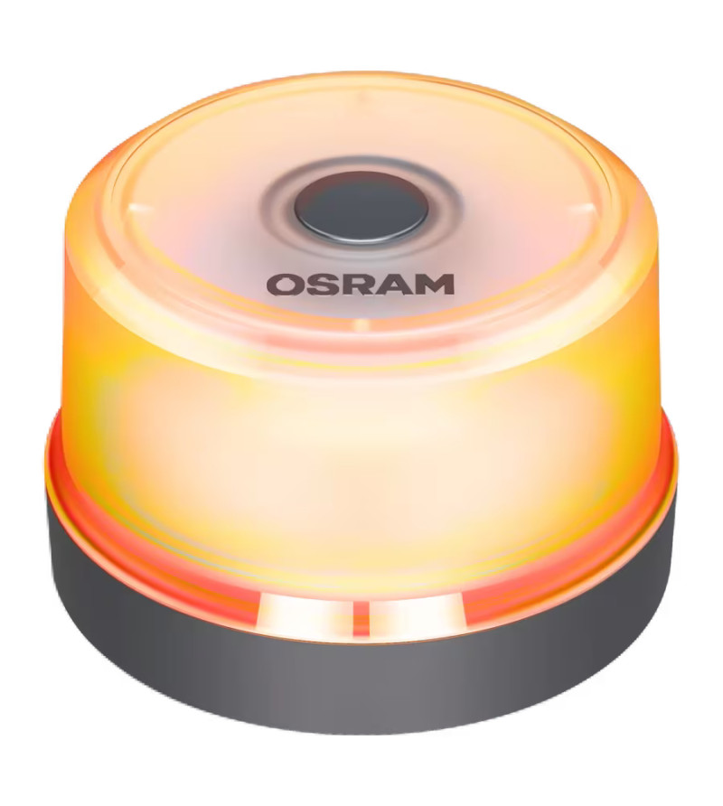 GYROPHARE/FEU DETRESSE LED OSRAM LEDGUARDIAN ROAD FLARE V16 140 LUMENS 2000K (MAGNETIQUE)