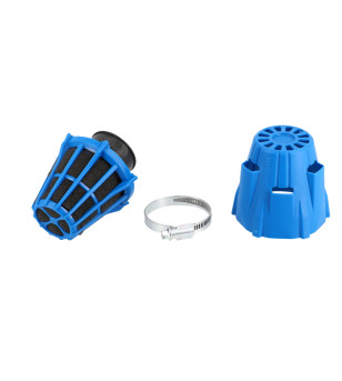 FILTRE A AIR POLINI AIR BOX BLEU ETANCHE 50 DROIT D37