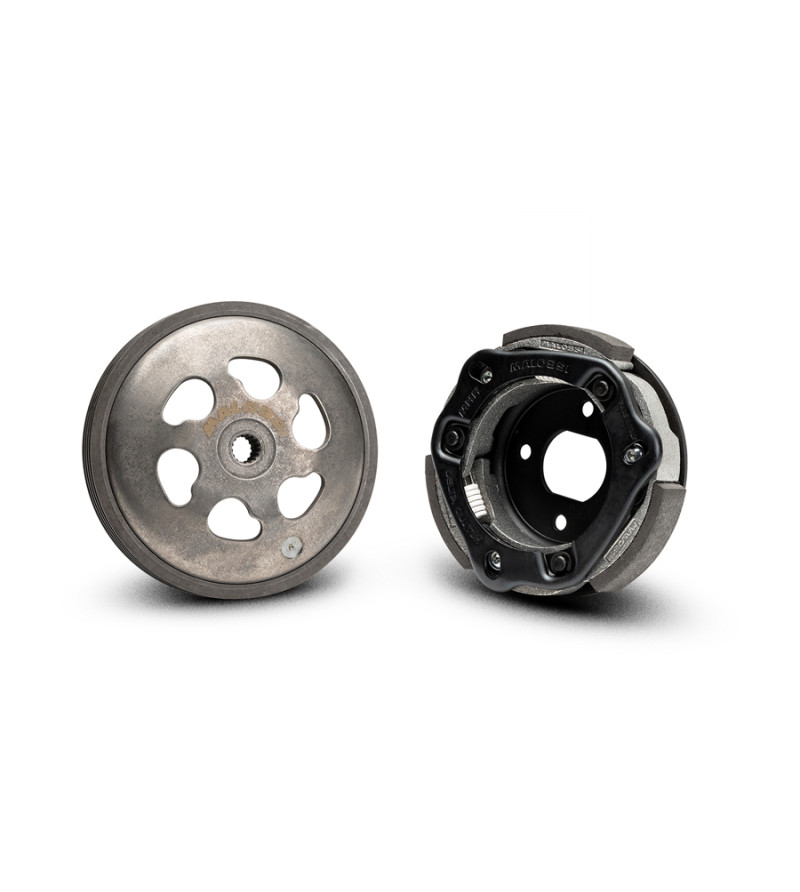 EMBRAYAGE SCOOTER MALOSSI DELTA SYSTEM. MBK/YAMAHA 50 2T MINARELLI (EMBRAYAGE + CLOCHE)