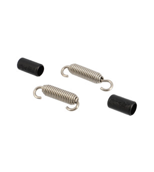 RESSORT POT INOX POLINI AVEC CAOUTCHOUC  LONG. 53MM (PR)