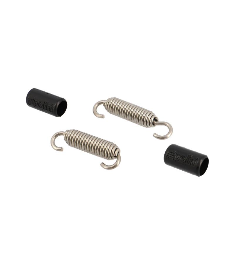 RESSORT POT INOX POLINI AVEC CAOUTCHOUC  LONG. 79MM (PR)