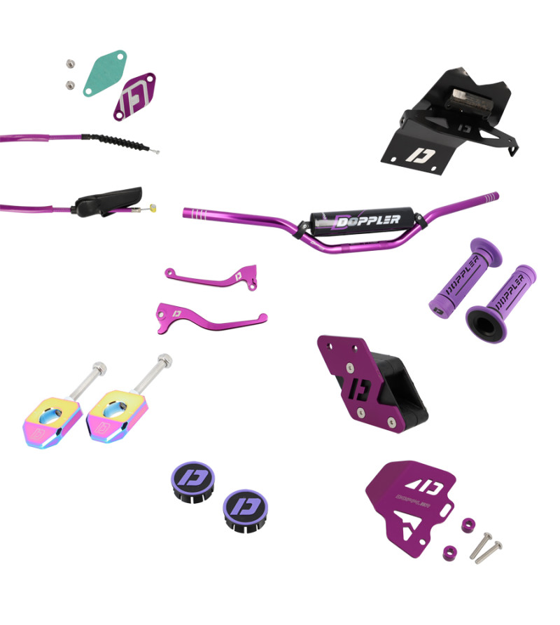 PACK CUSTOMISATION DOPPLER VIOLET DERBI