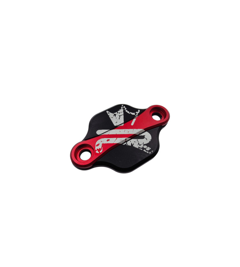 OBTURATEUR POMPE A HUILE BICOLORE MECABOITE KRM ADAPT. DERBI/AM6 NOIR/ROUGE