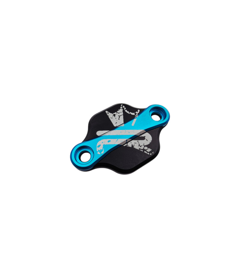 OBTURATEUR POMPE A HUILE BICOLORE MECABOITE KRM ADAPT. DERBI/AM6 NOIR/TURQUOISE