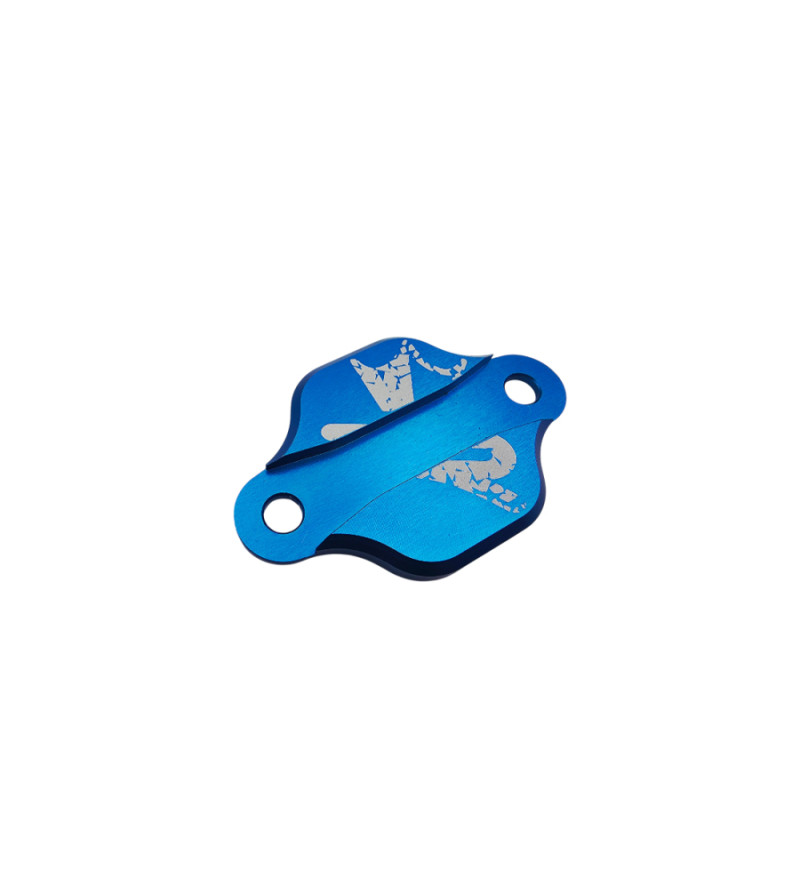 BASE OBTURATEUR POMPE A HUILE BICOLORE MECABOITE KRM ADAPT. DERBI/AM6BLEU