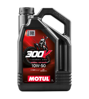 HUILE MOTEUR 4T MOTUL 300V OFF ROAD RACNG 10W50 (4L)