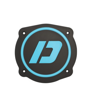 CACHE/OBTURATEUR BOITE A AIR DOPPLER ADAPT. MRT -2022 VERSION LOGO DOPPLER NOIR/TURQUOISE