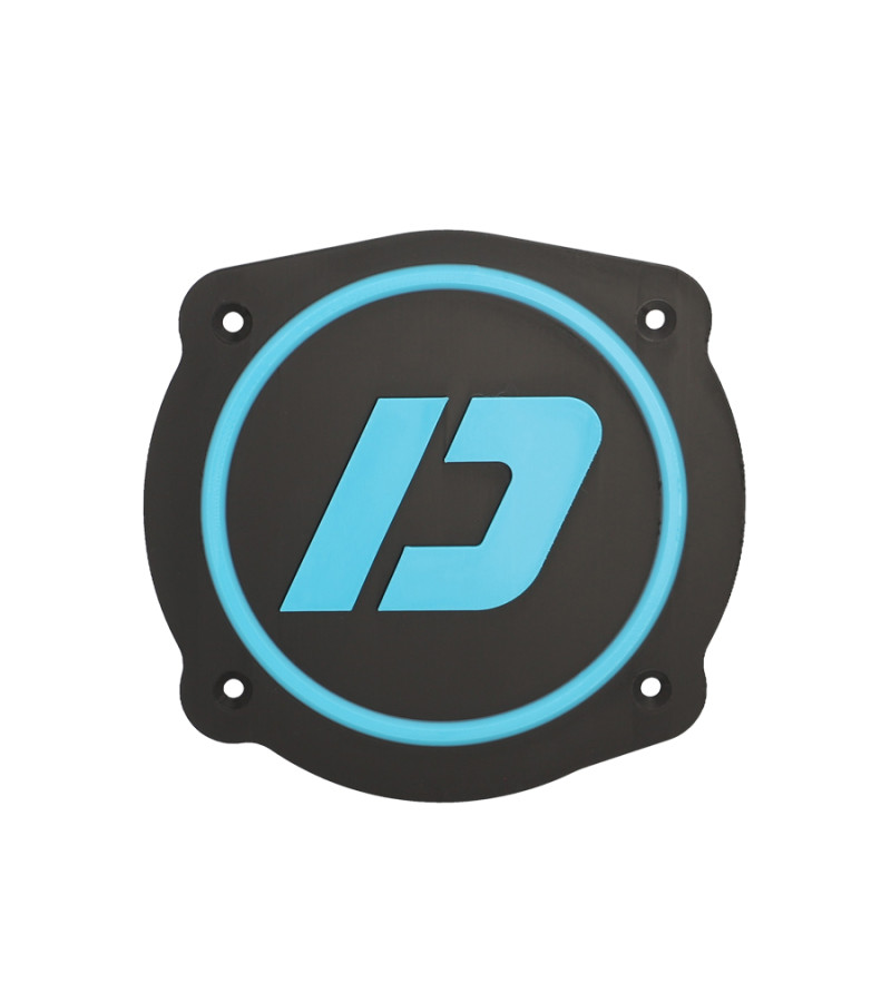 CACHE/OBTURATEUR BOITE A AIR DOPPLER ADAPT. MRT -2022 VERSION LOGO DOPPLER NOIR/TURQUOISE