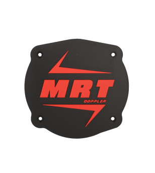 CACHE/OBTURATEUR BOITE A AIR DOPPLER ADAPT. MRT -2022 VERSION LOGO MRT NOIR/ROUGE