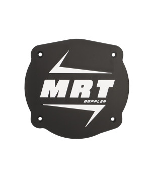 CACHE/OBTURATEUR BOITE A AIR DOPPLER ADAPT. MRT -2022 VERSION LOGO MRT NOIR/BLANC