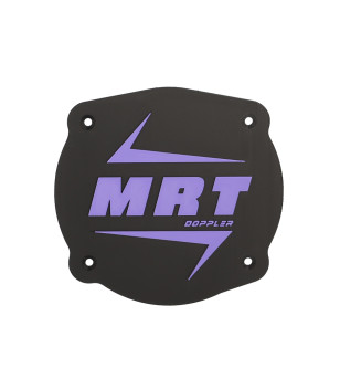 CACHE/OBTURATEUR BOITE A AIR DOPPLER ADAPT. MRT -2022 VERSION LOGO MRT NOIR/VIOLET
