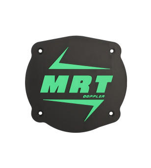 CACHE/OBTURATEUR BOITE A AIR DOPPLER ADAPT. MRT -2022 VERSION LOGO MRT NOIR/VERT