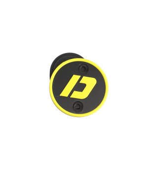 CACHE/OBTURATEUR BOITE A AIR DOPPLER ADAPT. DERBI SENDA NOIR/JAUNE
