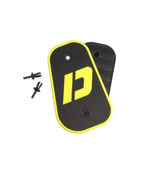CACHE/OBTURATEUR BOITE A AIR DOPPLER ADAPT. SHERCO/SCORPA XP6 26- NOIR/JAUNE
