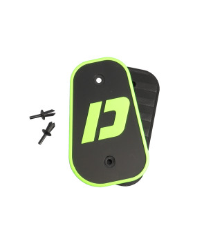 CACHE/OBTURATEUR BOITE A AIR DOPPLER ADAPT. SHERCO/SCORPA XP6 26- NOIR/JAUNE FLUO