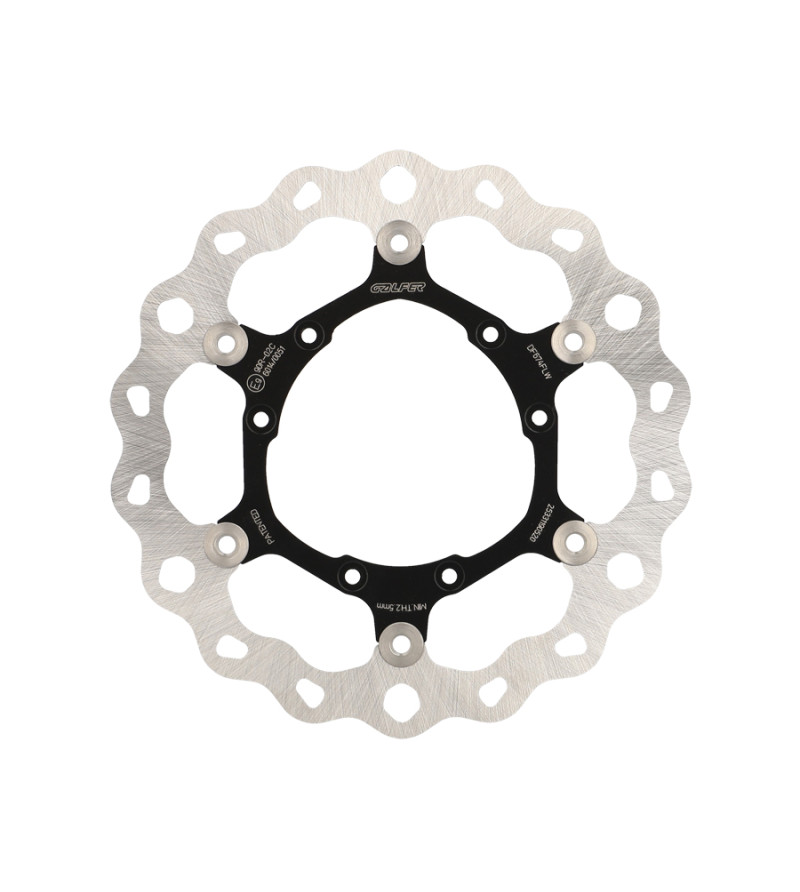 DISQUE FREIN WAVE GALFER MECABOITE DF674FLW FLOTTANT ADAPT. DERBI (260X3MM)