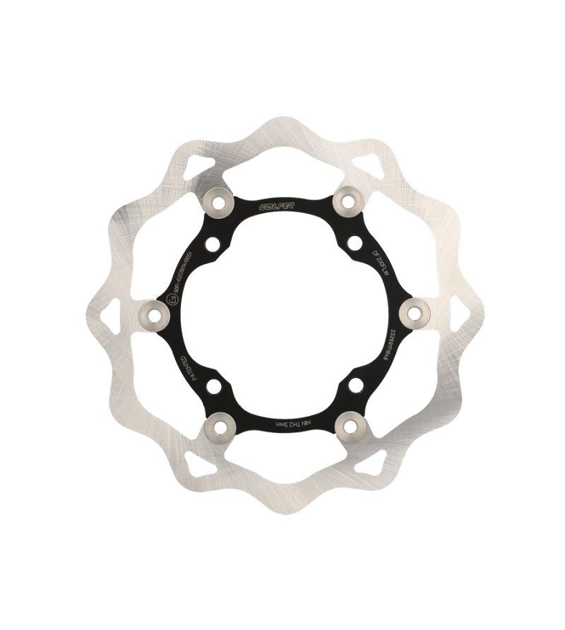 DISQUE FREIN WAVE GALFER OFF-ROAD DF200FLW FLOTTANT ADAPT. KAWASAKI (250X3MM)