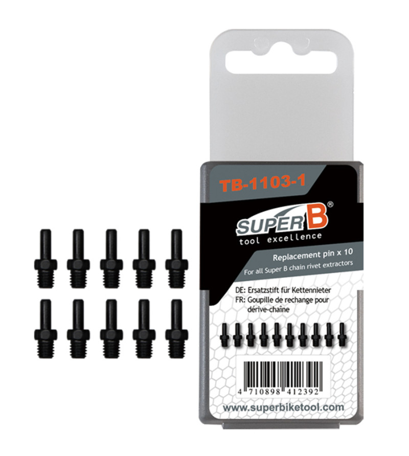POINCON REMPLACEMENT POUR DERIVE CHAINE SUPER B TB-1103-1 (X10)