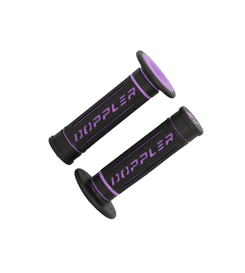 REVETEMENT/POIGNEE DOPPLER GRIP 3D NOIR/VIOLET (PR)