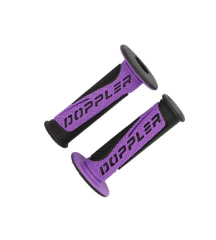 REVETEMENT/POIGNEE DOPPLER GRIP RADICAL NOIR/VIOLET (PR)