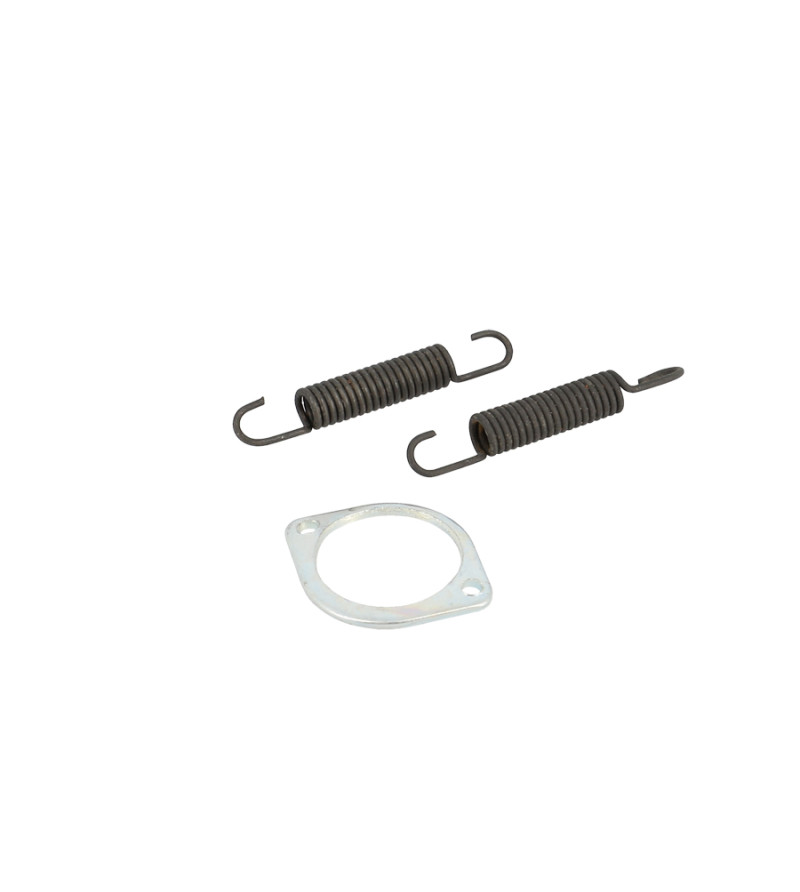 BRIDE ATTACHE RESSORTS + 2 RESSORTS NINJA/OMEGA POUR ROTULE  ECROU CYCLO ADAPT. MBK 51