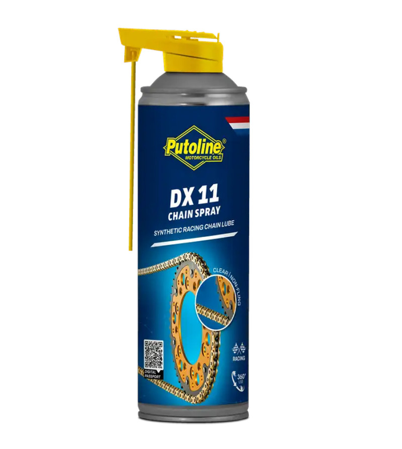 GRAISSE CHAINE PUTOLINE DX11 CHAIN SPRAY (AEROSOL 500ML)