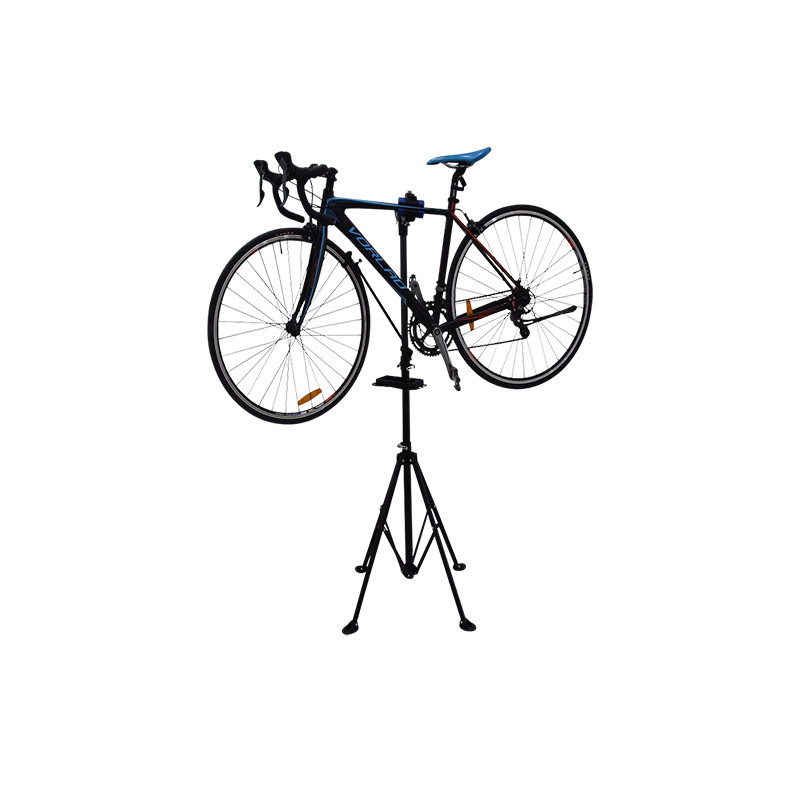 OUTIL REPARATION - PIED D'ATELIER VELO MONTAGE PLIABLE AVEC TABLETTE OUTILLAGES sur le site du spécialiste des deux roues O-T...