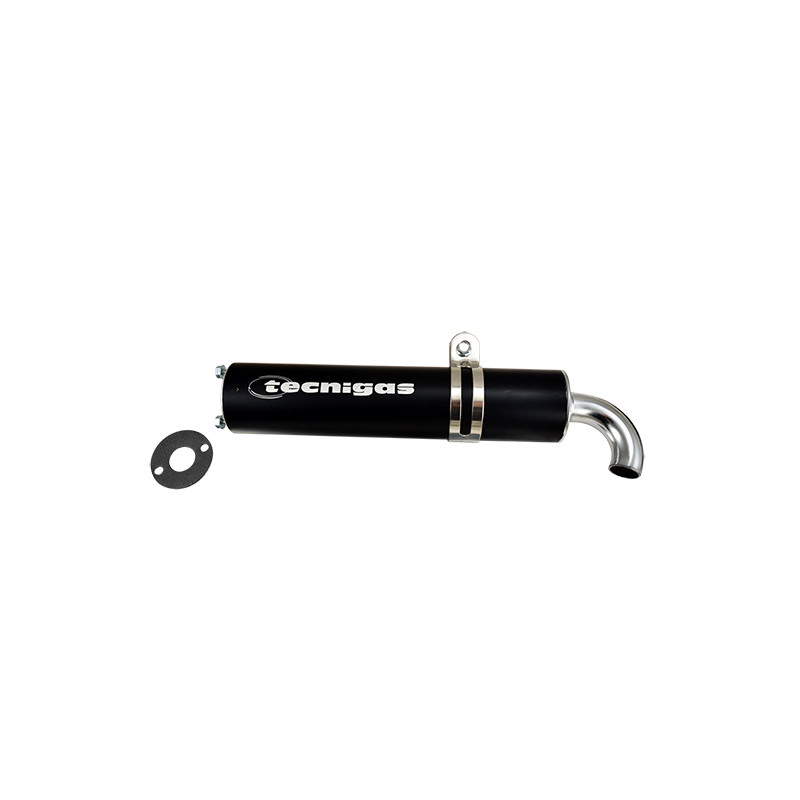 SILENCIEUX/CARTOUCHE SCOOTER TECNIGAS NEXT R (ALU NOIR) 2 FIXATIONS Échappements sur le site du spécialiste des deux roues O-...